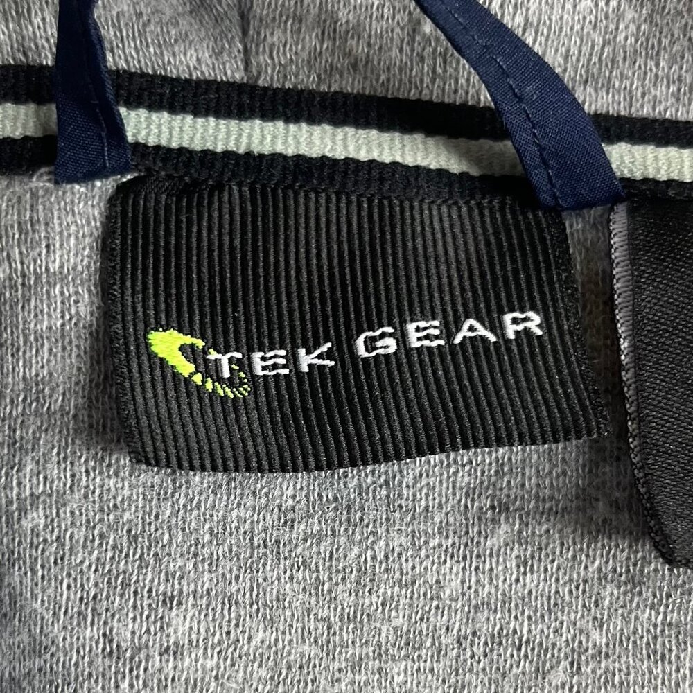 Tek Gear Front Zip Jacket Womens XL Blue Yellow Lined Activewear - Picture 7 of 9